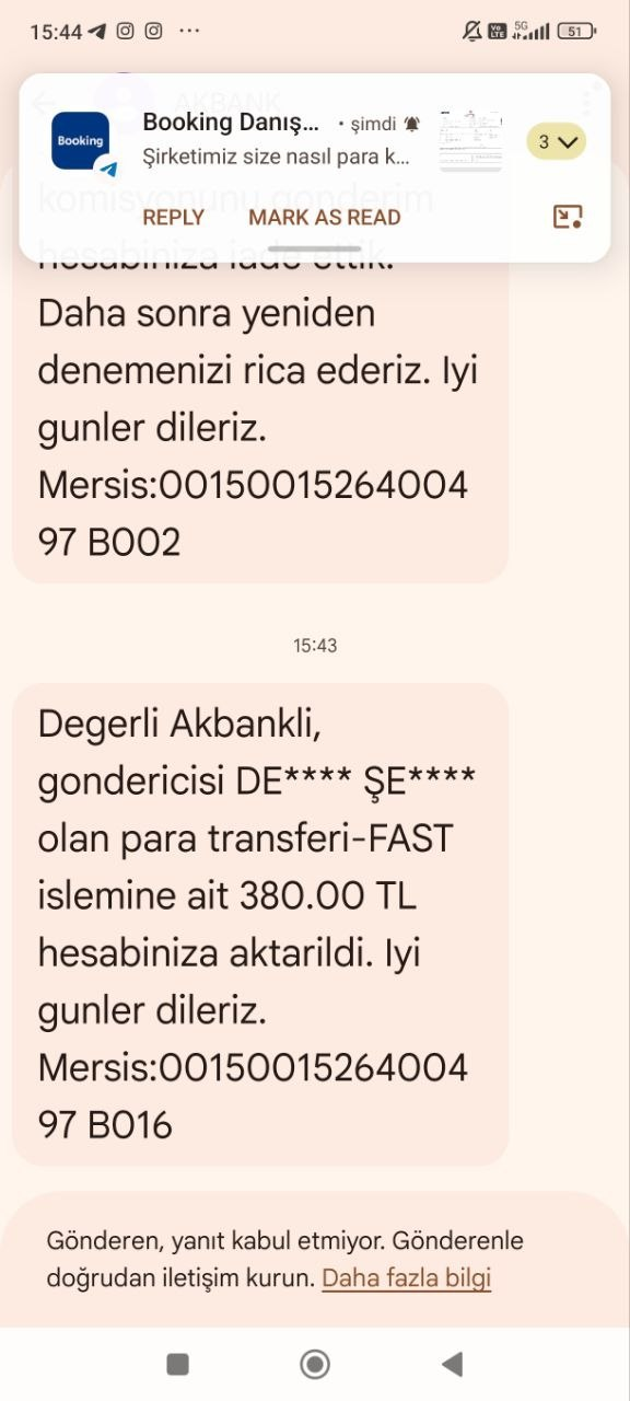 Transfer kaydı ekran görüntüsü 3